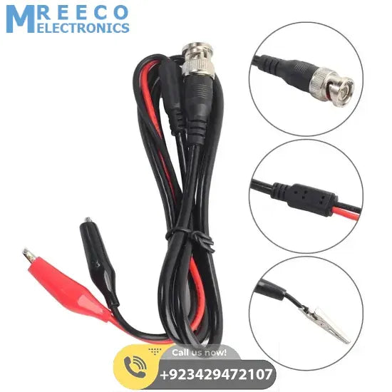 Function Generator Cable OR BNC To Alligator Cable - Front View