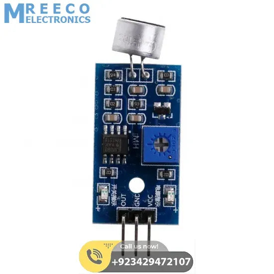 KY-038 LM393 LM393 Microphone Amplifier Sound Sensor MIC Voice Module for Arduino - Front View