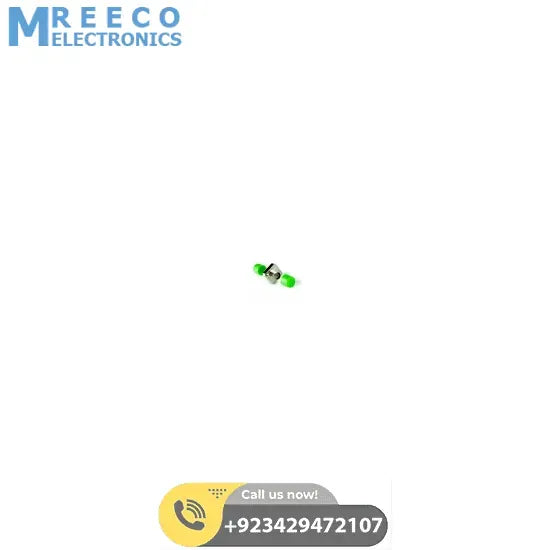 Single Mode FC APC Fiber Optic Solid Square Type Adapter For FTTX Distribution - Front View