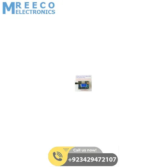 3A High Precision DC Adjustable Regulated Power Capacity Voltmeter Ammeter Step-Down Module In Pakistan - Back View