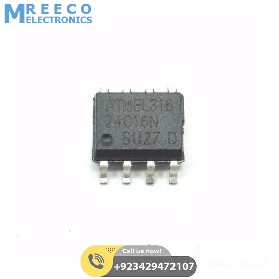AT24C16N-SU27 AT24C16AN AT24C16 24C16N 2-Wire Serial EEPROM SOP-8 - Side View