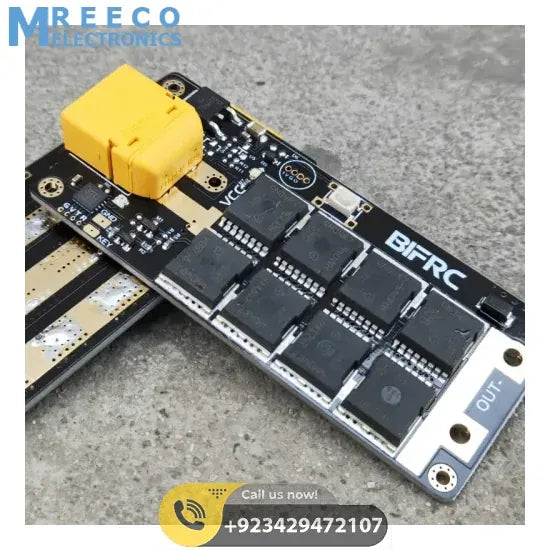 DIY Portable 12V Battery Energy Storage V3 Spot Welding Machine PCB Circuit Board 18650 Lipo Batteries - Front View