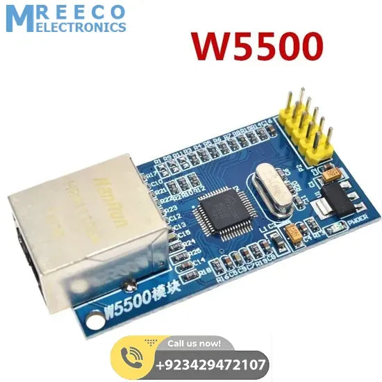 W5500 SPI To Ethernet Module In Pakistan - Front View