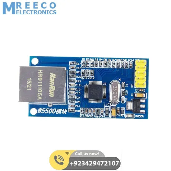 W5500 SPI To Ethernet Module In Pakistan - Side View
