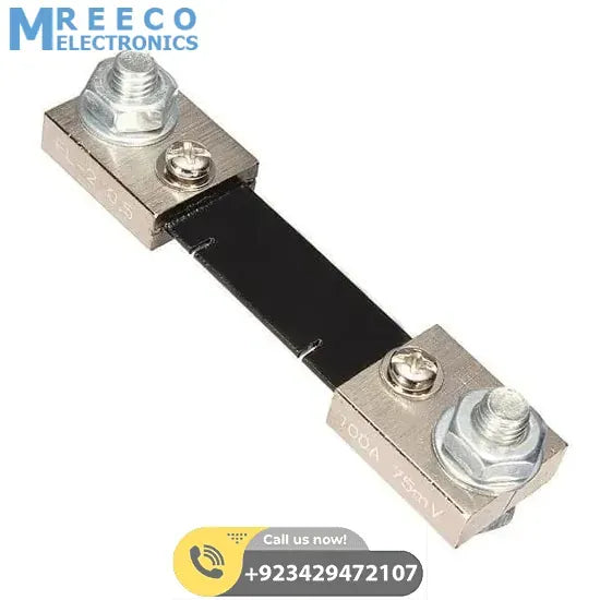 100A Digital Display Voltmeter Ammeter ZFX VC288 Dual LED Voltage Current Tester Monitor Panel Gauge WIth Shunt - Side View