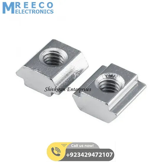 T-nuts T slot Nut 20X5M - Front View