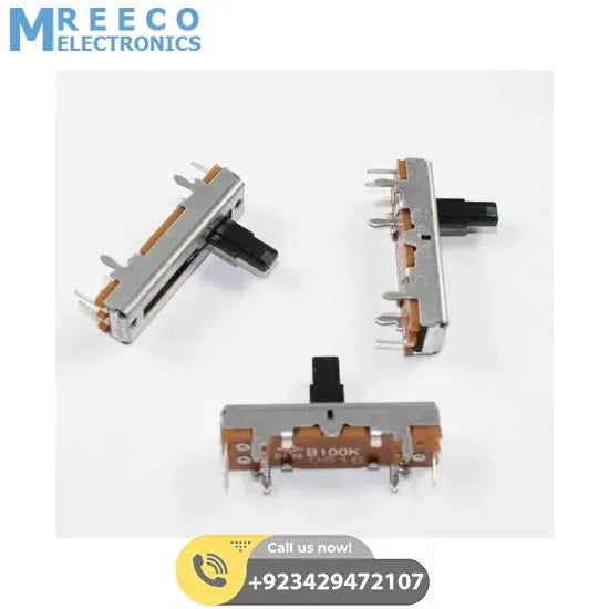 100K Ohm Linear Potentiometer In Pakistan - Front View