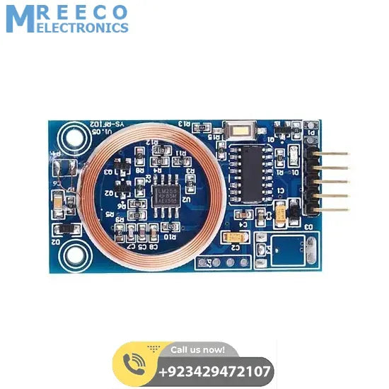 ID Card Decoder RFID Reader Module 125KHz TK4100 UART Output Board For Access Control DIY Modification - Zoomed View