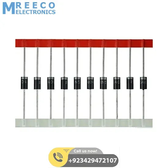 1N5404 General purpose 400V 3A Rectifier Diode - Side View