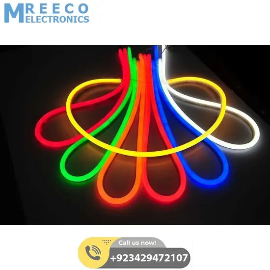 50 Meter 12v Neon Rope Light In Pakistan Red, Green Blue, White, Pink - Front View