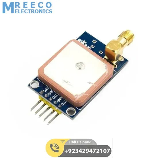 GPS Module Neo 6m Satellite Positioning Micro USB 51 MCU For Stm32 Arduino - Side View