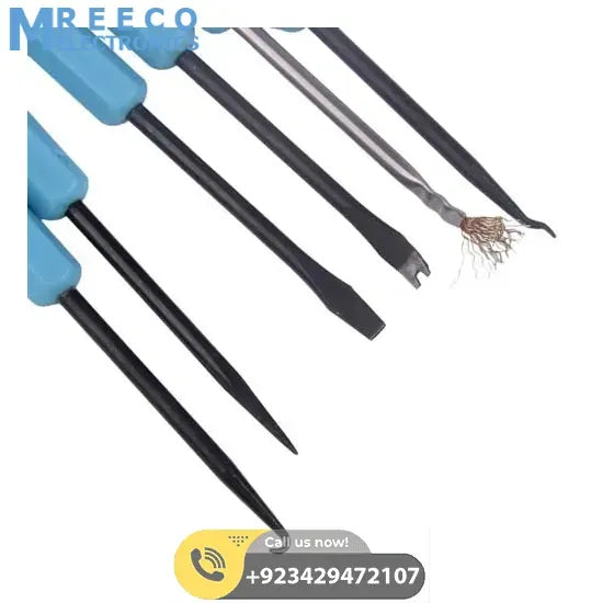 6pcs Solder Assist Disassembly Tools Kit Fit For BGA PCB Repair Rework Weld - Side View