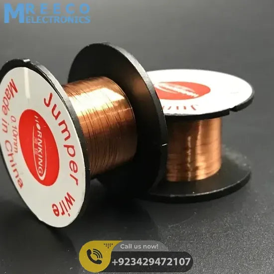 0.1mm PCB Link Jumper Wire Copper Soldering Wire Maintenance Jump Line - Front View