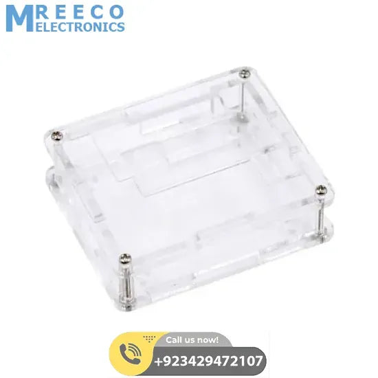 Transparent Acrylic Case Shell For XH-M452 Temperature & Humidity Controller - Back View