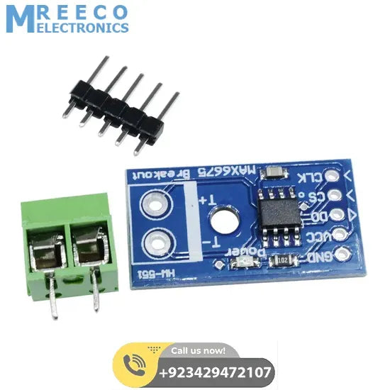 MAX6675 K Type Thermocouple Temperature Sensor Converter For Arduino SPI Interface Module HW551 - Side View