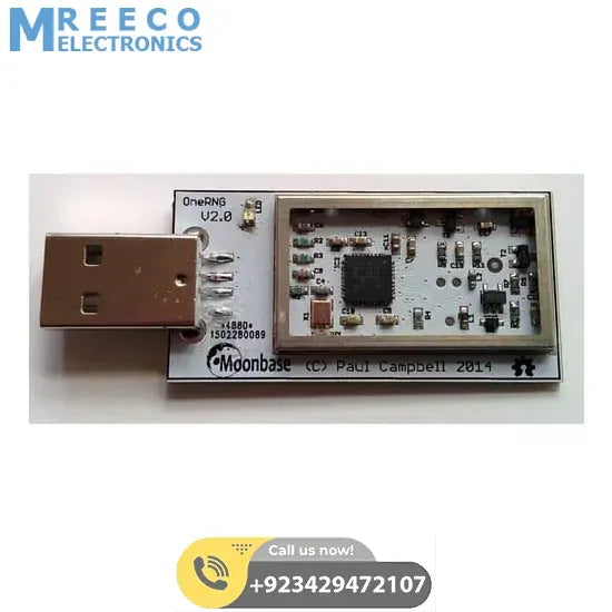 OneRNG V2.0 Board Shield Open Hardware Random Number Generator - Side View
