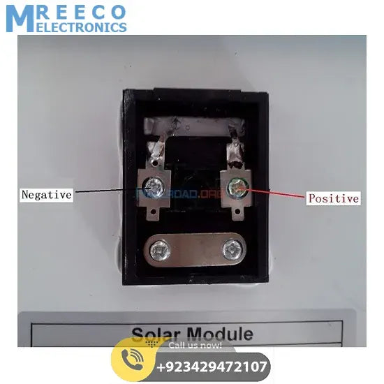 15W 12V PV Solar Power Panel Cell Module - Back View