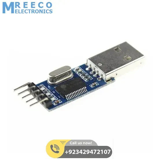 Arduino USB To RS232 TTL Serial Converter Adapter Module - Side View