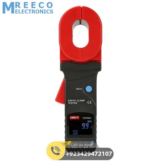 UNI-T UT276A+ Clamp Earth Ground Tester - Front View