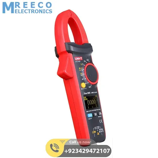 UNI-T UT216D 600A True RMS Digital Clamp Meter - Side View