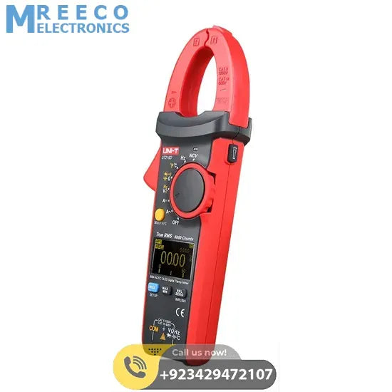 UNI-T UT216D 600A True RMS Digital Clamp Meter - Back View