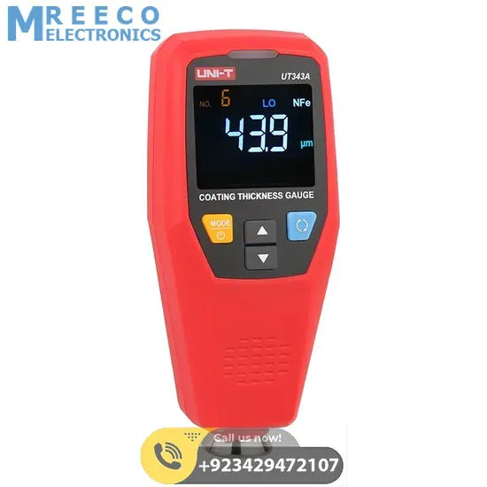 UT343A Coating Thickness Gauge Meter - Side View