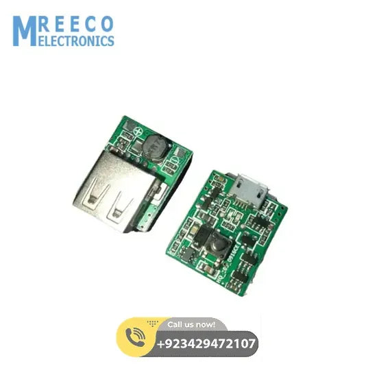 5V 1A Power Bank Charger Step Up Boost Charging Circuit Module Lithium Battery DIY Power Bank Module - Front View