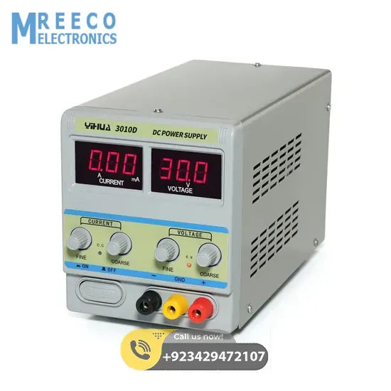 YIHUA YH 3010D Variable Voltage DC Power Supply - Front View