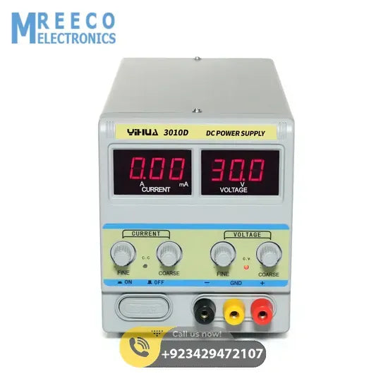 YIHUA YH 3010D Variable Voltage DC Power Supply - Side View