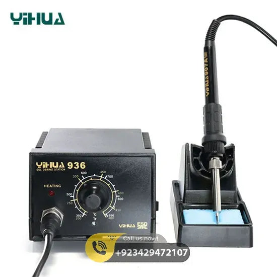 Adjustable Temperature Electric Soldering Iron Station YIHUA YH 936 - Top View
