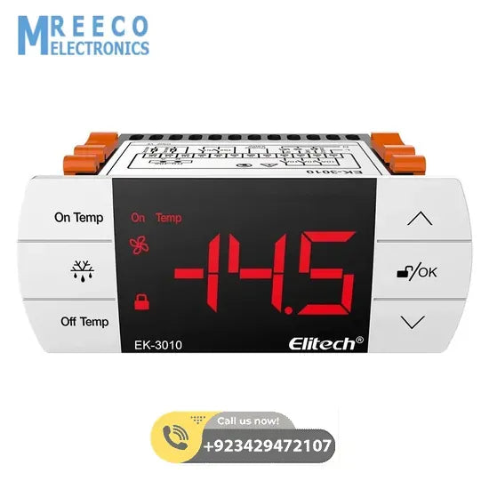 Temperature Controller EK-3010 220V Elitech in Pakistan - Side View