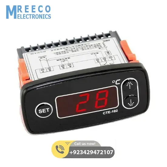 Elitech CTE-102 Digital Temperature Controller in Pakistan - Front View