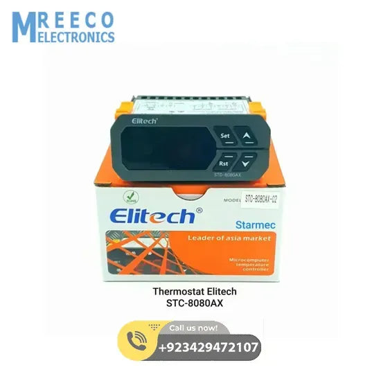 Elitech Stc-8080Ax-02 Digital Thermostat Temperature Controller in Pakistan - Side View