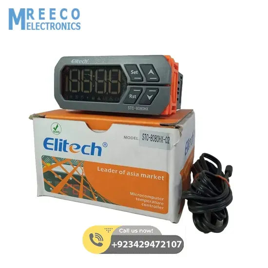 STC-8080HX-02 Microcomputer Temperature Controller (Elitech) in Pakistan - Front View