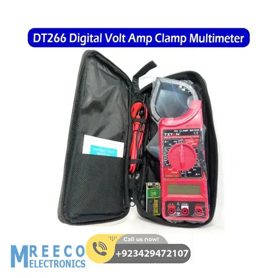 TITAN DT266 Digital Clamp Meter - Back View