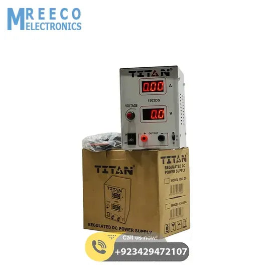 Titan TN1502DS Digital Power Supply - Front View