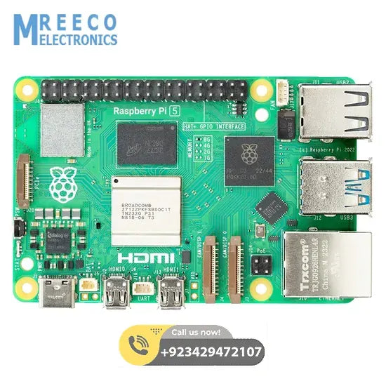 Raspberry Pi 5 In Pakistan 4GB - Side View