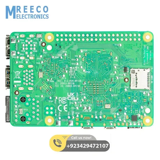Raspberry Pi 5 In Pakistan 4GB - Back View