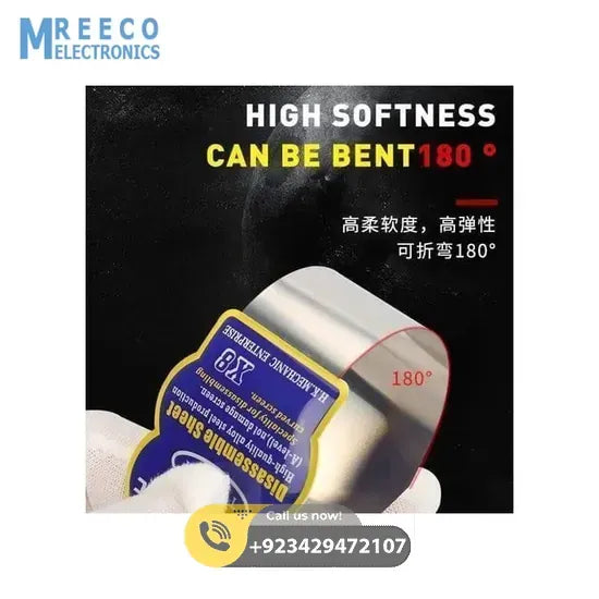 MECHANIC X8 High Toughness Professional 0.1mm Disassembly Curved Screen Alloy Steel Pry Opening Tool - Back View