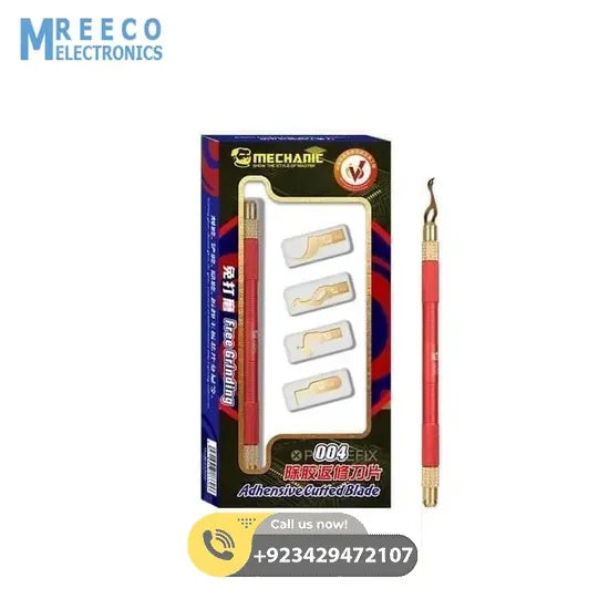 Mechanic 004 Glue Remover Cutting Blades Set For Phone PCB IC Chip - Front View
