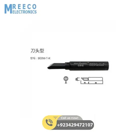 Mechanic Lead Free Soldering Iron Tip 900M-T-SK For Jumper Wire BGA Motherboard Welding Repair Tools - Side View