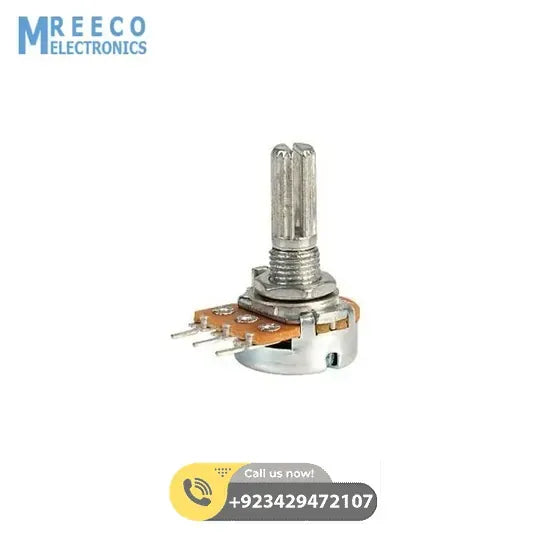 500k Variable Resistor Potentiometer Volume Type - Front View