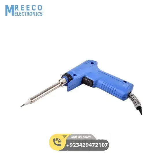 High power soldering iron 220V 30W-70W Professional Dual Power Quick Heat-Up Adjustable Welding Electric Soldering Iron Gun - Back View