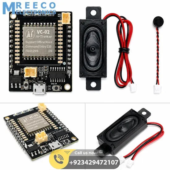 AI-Thinker VC-02 Offline Voice Recognition Development Kit