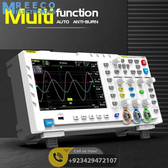 FNIRSI® 1014D 2-IN-1 Dual Channel 100MHz 1GS/s Digital Oscilloscope Signal Generator