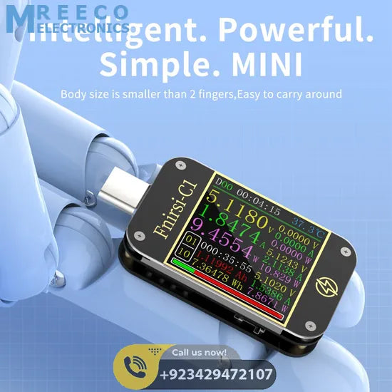 FNIRSI® C1 Type-C PD Trigger USB-C Voltmeter Ammeter Fast Charging Protocol Tester