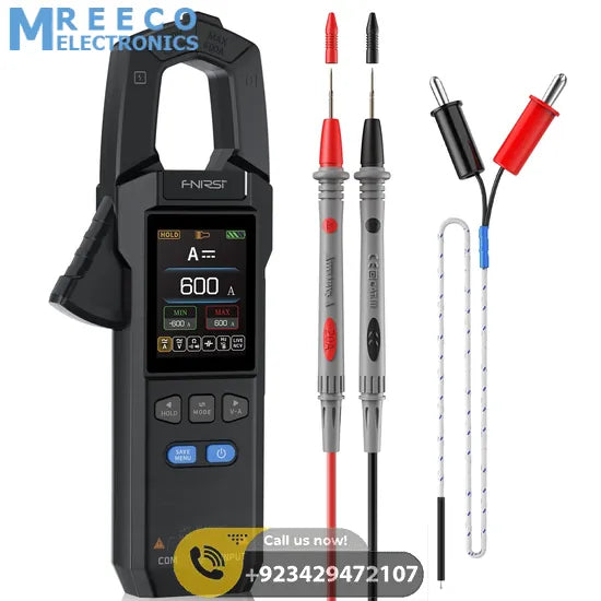 FNIRSI® DMC-100 DC AC Current Voltage Clamp Meter Digital Multimeter