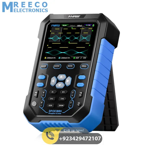 FNIRSI® DPOX180H 2-IN-1 Dual Channel 180MHz 500MS/s Digital Phosphor Oscilloscope Signal Generator