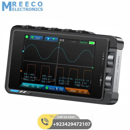FNIRSI® DS215H 2-IN-1 50MHz 250MS/s Dual Channel Digital Oscilloscope DDS Function Singal Generator