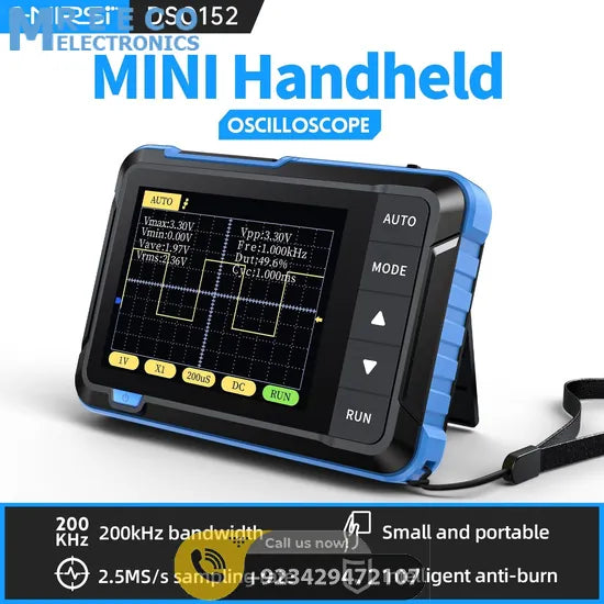 FNIRSI® DSO-152 200KHz 2.5MS/s Mini Pocket Handheld Digital DSO Oscilloscope